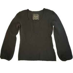 Vintage Y2K Old Navy Cashmere Sweater Womens Size M Bubble Sleeve Old Money Cozy